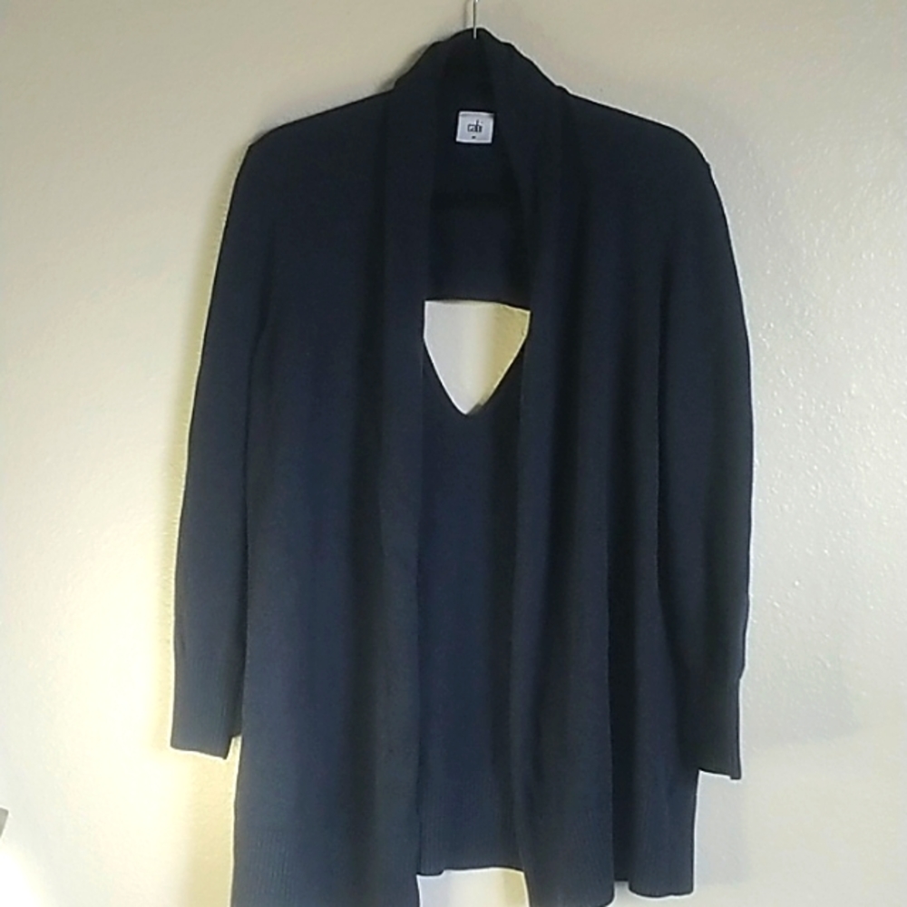 Cabi Blue Victoria Cardigan
